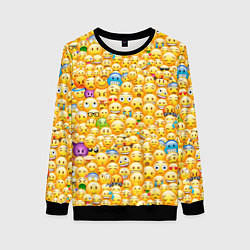 Женский свитшот Смайлики Emoji