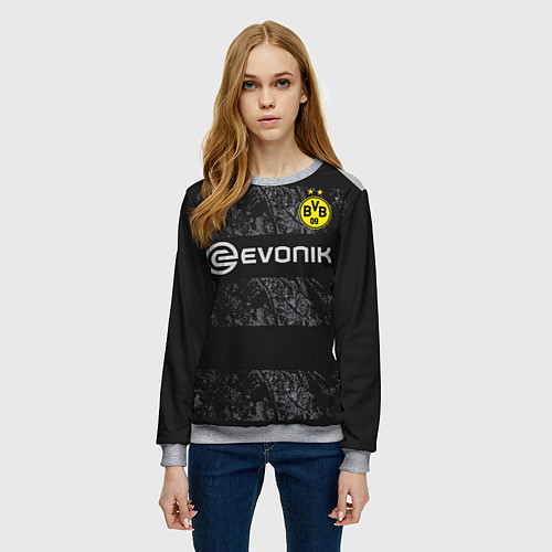 Женский свитшот Reus away 19-20 / 3D-Меланж – фото 3