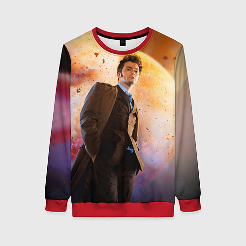 Женский свитшот DOCTOR WHO / 3D-Красный – фото 1