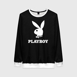 Свитшот женский PLAYBOY, цвет: 3D-белый