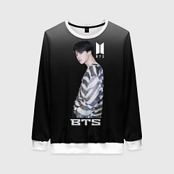 Свитшот женский BTS, цвет: 3D-белый