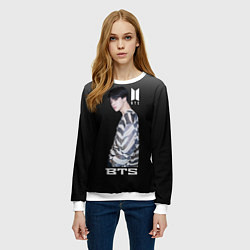 Свитшот женский BTS, цвет: 3D-белый — фото 2