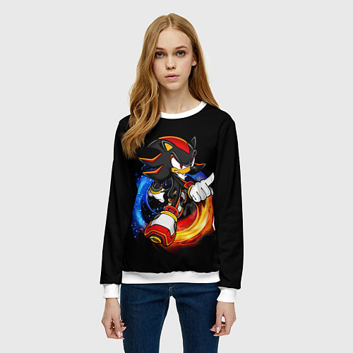 Женский свитшот ШЕДОУ / 3D-Белый – фото 3