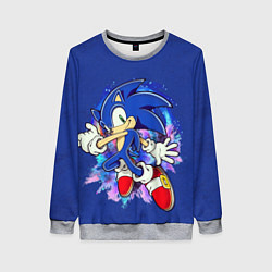 Свитшот женский Sonic, цвет: 3D-меланж