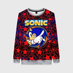 Свитшот женский Sonic, цвет: 3D-меланж