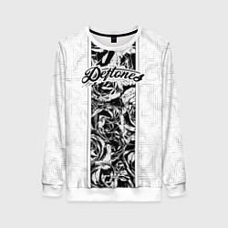 Свитшот женский Deftones, цвет: 3D-белый