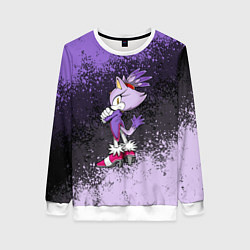 Свитшот женский SONIC Blaze the Cat, цвет: 3D-белый