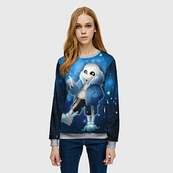 Свитшот женский UNDERTALE, цвет: 3D-меланж — фото 2