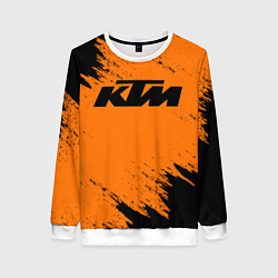 Свитшот женский KTM, цвет: 3D-белый