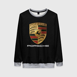 Свитшот женский PORSCHE, цвет: 3D-меланж