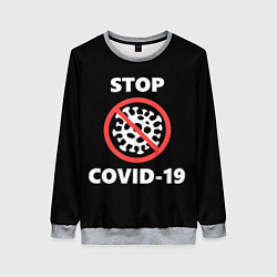 Женский свитшот STOP COVID-19