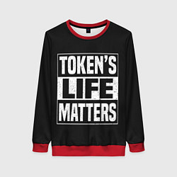 Женский свитшот TOKENS LIFE MATTERS