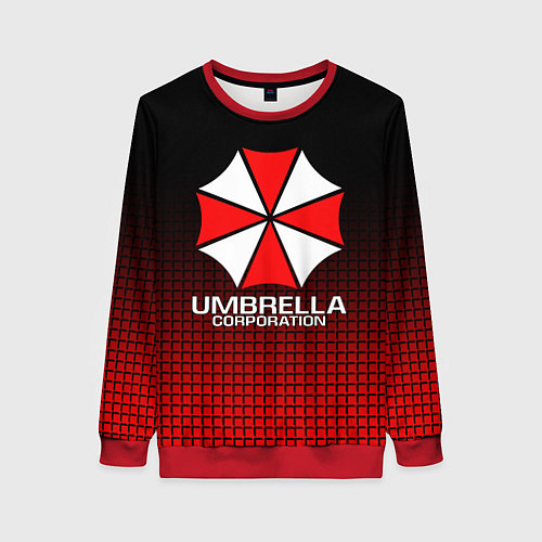 Женский свитшот UMBRELLA CORP / 3D-Красный – фото 1