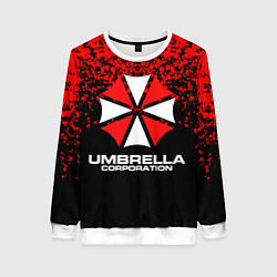 Свитшот женский Umbrella Corporation, цвет: 3D-белый