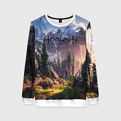 Свитшот женский Horizon Zero Dawn, цвет: 3D-белый