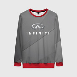 Свитшот женский Infiniti, цвет: 3D-красный