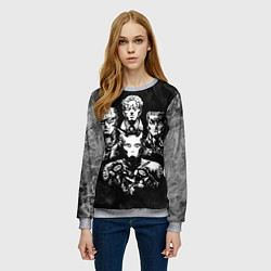 Свитшот женский JOJOS BIZARRE ADVENTURE, цвет: 3D-меланж — фото 2
