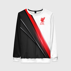 Свитшот женский Liverpool F C, цвет: 3D-белый