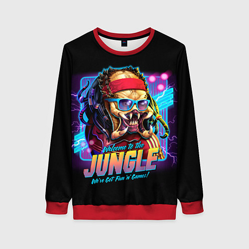 Женский свитшот PREDATOR / 3D-Красный – фото 1