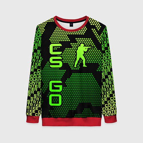 Женский свитшот CS GO Oko / 3D-Красный – фото 1