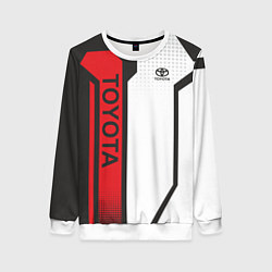 Свитшот женский Toyota Driver team, цвет: 3D-белый