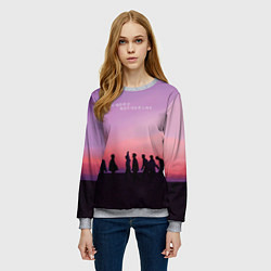 Свитшот женский BTS, цвет: 3D-меланж — фото 2