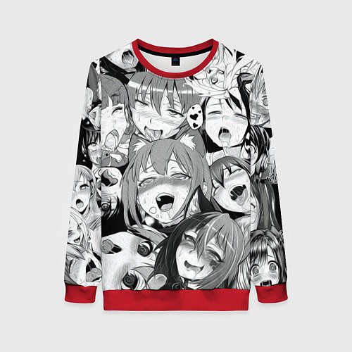 Женский свитшот АХЕГАО / 3D-Красный – фото 1