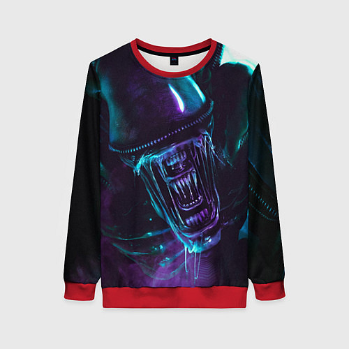 Женский свитшот ЧУЖОЙ / 3D-Красный – фото 1