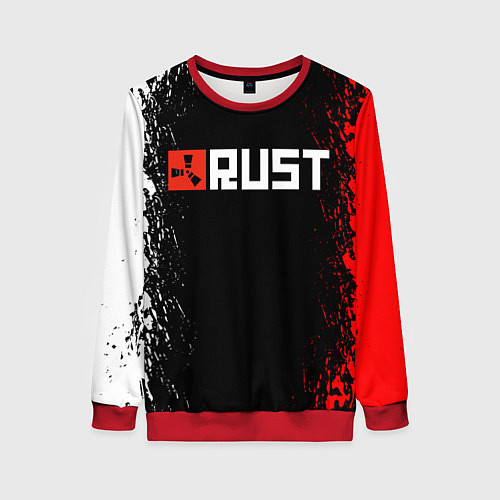 Женский свитшот RUST / 3D-Красный – фото 1
