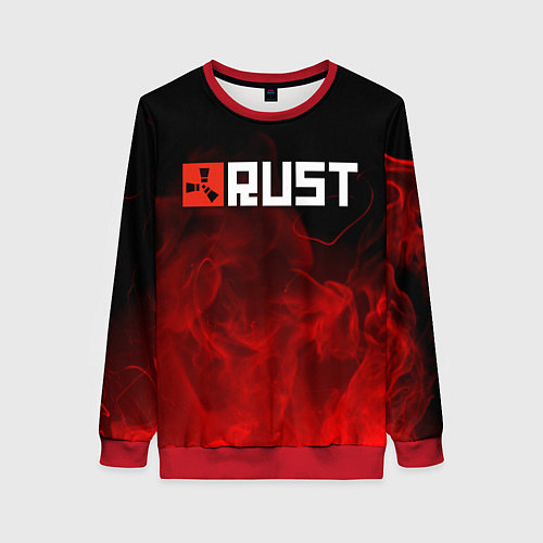 Женский свитшот RUST / 3D-Красный – фото 1