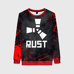 Свитшот женский RUST, цвет: 3D-красный