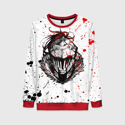 Женский свитшот УБИЙЦА ГОБЛИНОВ / 3D-Красный – фото 1