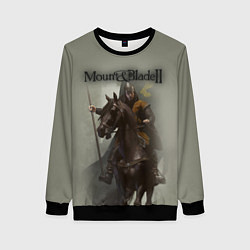 Свитшот женский Mount and Blade 2, цвет: 3D-черный
