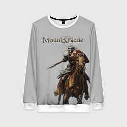 Свитшот женский Mount and Blade, цвет: 3D-белый