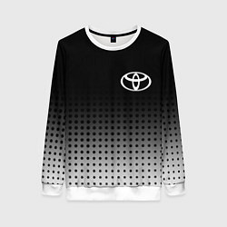 Свитшот женский Toyota, цвет: 3D-белый