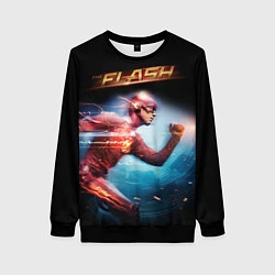 Свитшот женский The Flash, цвет: 3D-черный