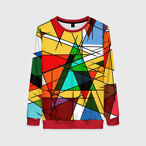 Женский свитшот ПИКАССО / 3D-Красный – фото 1