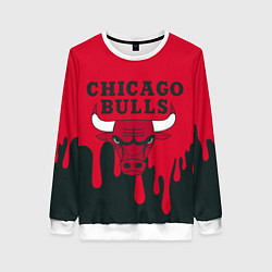Свитшот женский Chicago Bulls, цвет: 3D-белый