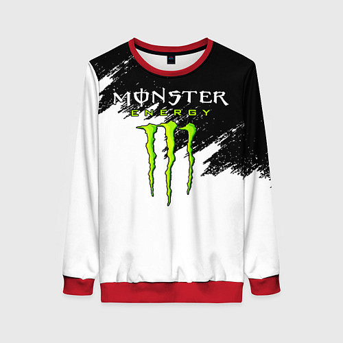 Женский свитшот MONSTER ENERGY / 3D-Красный – фото 1