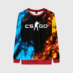 Свитшот женский CS GO, цвет: 3D-красный