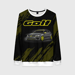 Свитшот женский Volkswagen Golf mk7, цвет: 3D-белый