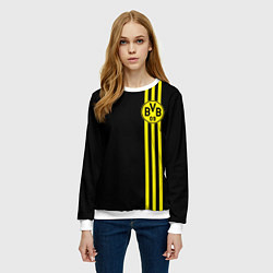 Свитшот женский BORUSSIA, цвет: 3D-белый — фото 2