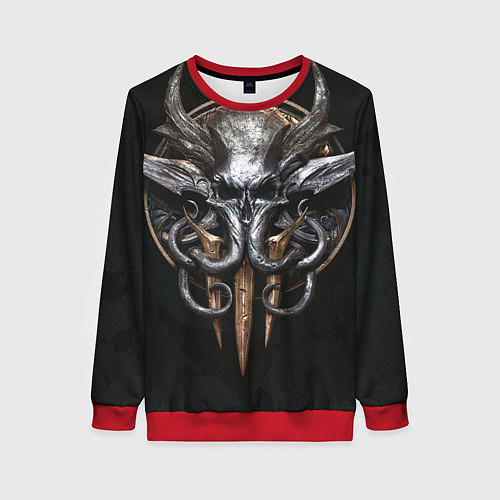 Женский свитшот Baldurs gate 3 / 3D-Красный – фото 1