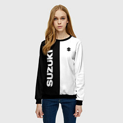 Свитшот женский Suzuki Z, цвет: 3D-черный — фото 2