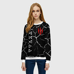 Свитшот женский The Witcher, цвет: 3D-белый — фото 2