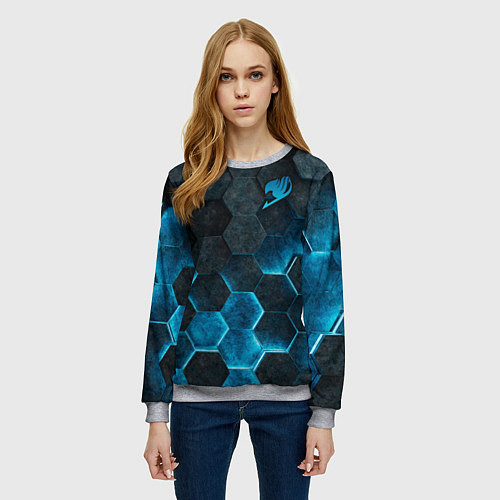 Женский свитшот Fairy Tail / 3D-Меланж – фото 3