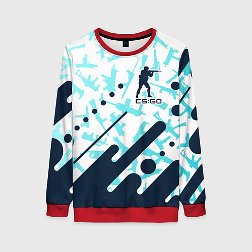Женский свитшот CS GO КС ГО / 3D-Красный – фото 1
