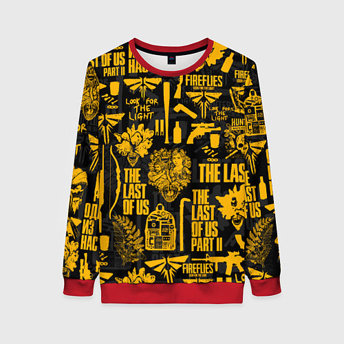 Женский свитшот THE LAST OF US 2 / 3D-Красный – фото 1