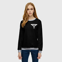 Свитшот женский ЛАСТ ОФ АС 2 ЦИКАДЫ, цвет: 3D-меланж — фото 2