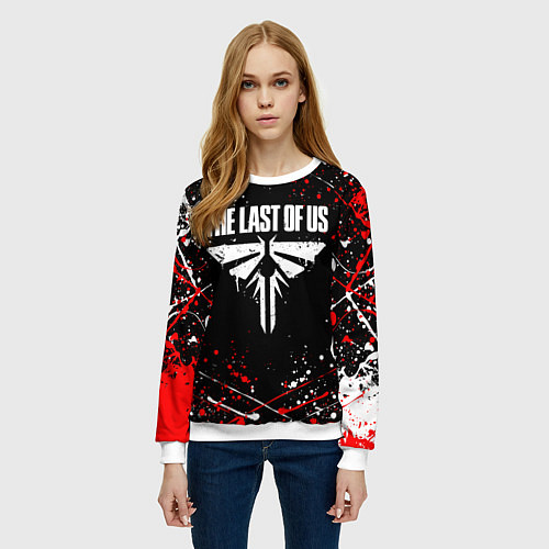 Женский свитшот The last of us part 2 tlou2 / 3D-Белый – фото 3